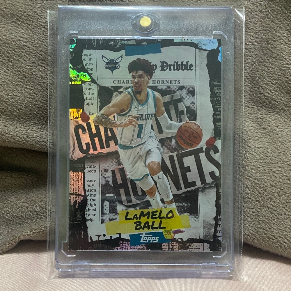 2025 Topps Basketball Lemelo Ball Dail Dribble Insert Holo!!